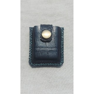 bao da zippo ( da bò vân cá sấu )