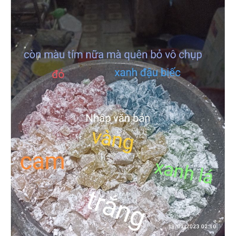 Giá sỉ 1kg thạch sắn dây  , giòn dai, nấu chè, topping trà sữa.