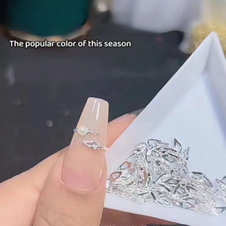 Set 10 charm kim loại trang trí móng mới