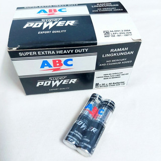 Túi 2 viên pin nhí 3a hiệu abc super power size 1,5v