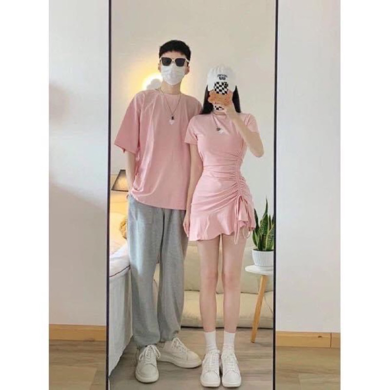 ❤️❤️CÓ BIGSIZE. Áo váy thun couple nữ dây rút siêu đẹp nhiều màu 🌈
