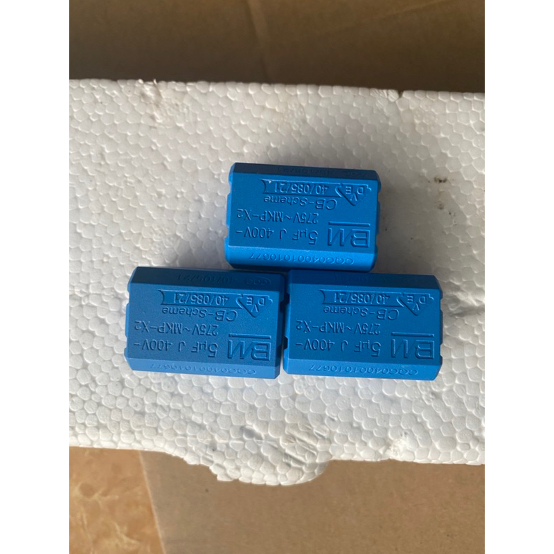 Tụ 5mf xanh vuông