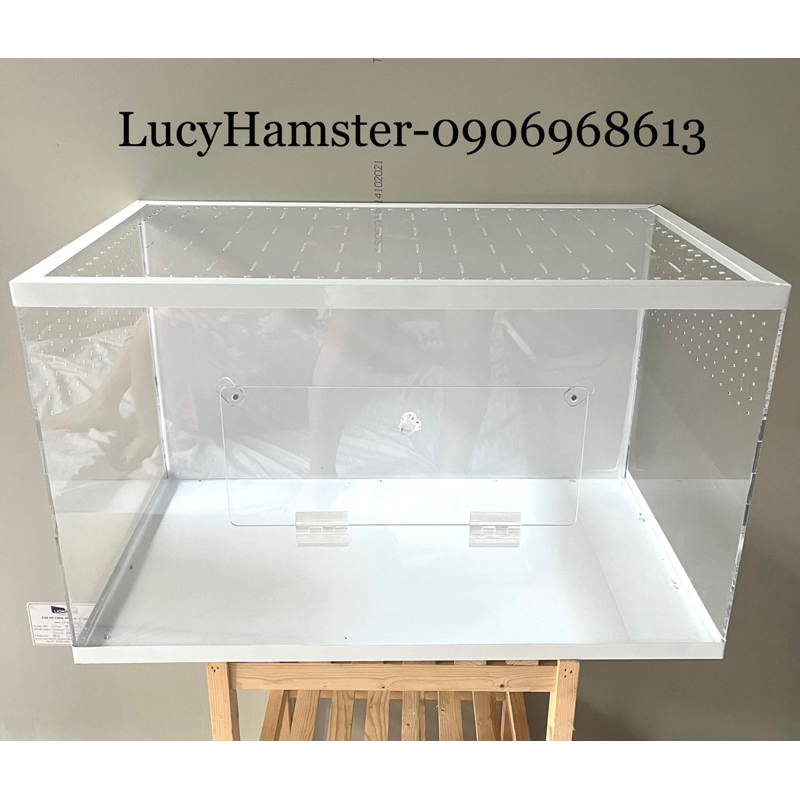 Chuồng Mica 3li 60*40*40 cho Hamster