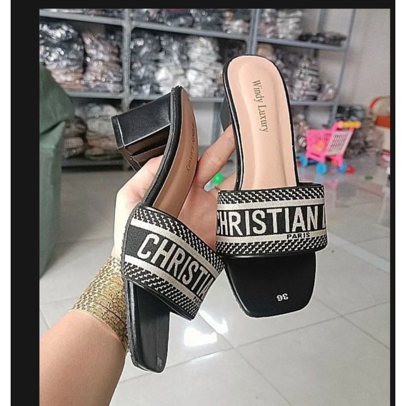 Giày nữ quai bảng chử gót 4cm cực hót đủ bigsize 35 đến 45