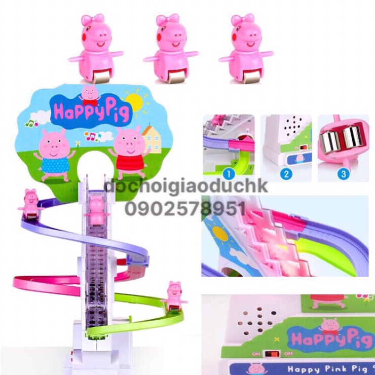 Đồ chơi heo peppa leo thang - pig slide