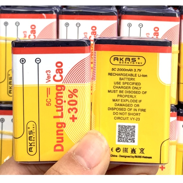 Pin Nokia Bl 5C - Pin 3 Gân 2IC Xịn Chống Phù Cho Nokia 1280, 105, 110i...