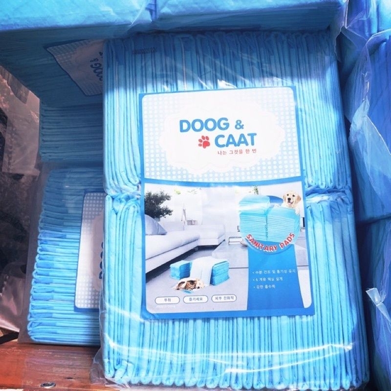 Bịch tã lót giấy Xanh vệ sinh cho chó mèo loại xịn dày nặng 1.2kg