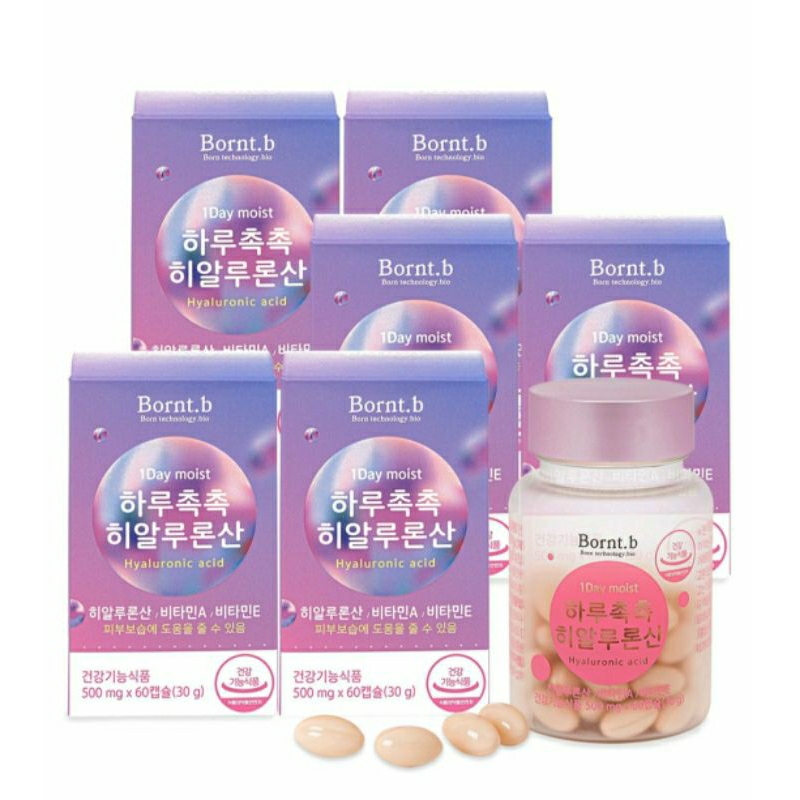 Viên Uống Cấp nước lợi khuẩn căng bóng da Bornt.b 60 viên Hàn Quốc