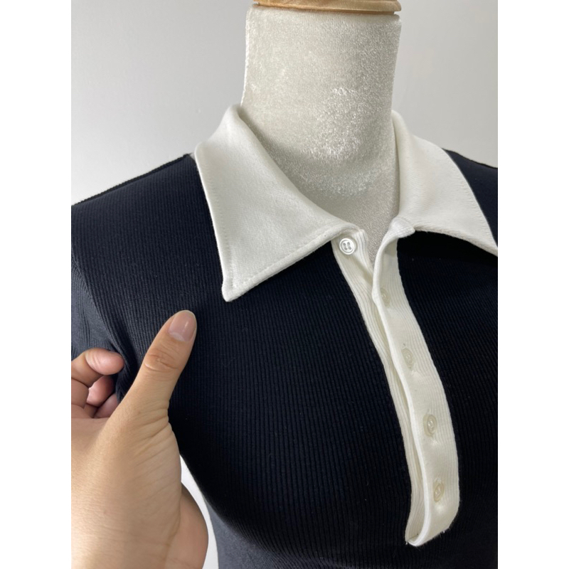 Đầm Body Phối Cổ Polo