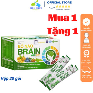 Cốm Bổ Não dinh dưỡng Trẻ Em Brain Nobel Kids - Giúp bổ não, tăng thị lực, tăng cường miễn dịch Hộp 20 gói