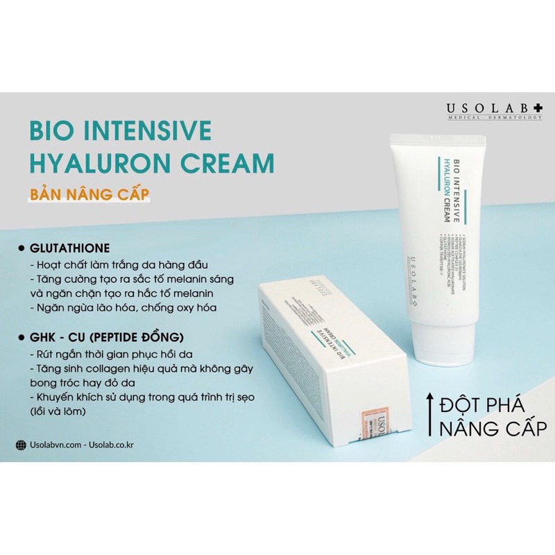 USOLAB - Kem dưỡng ẩm và chống lão hóa da Usolab Bio Moisturizing Hyaluron Cream