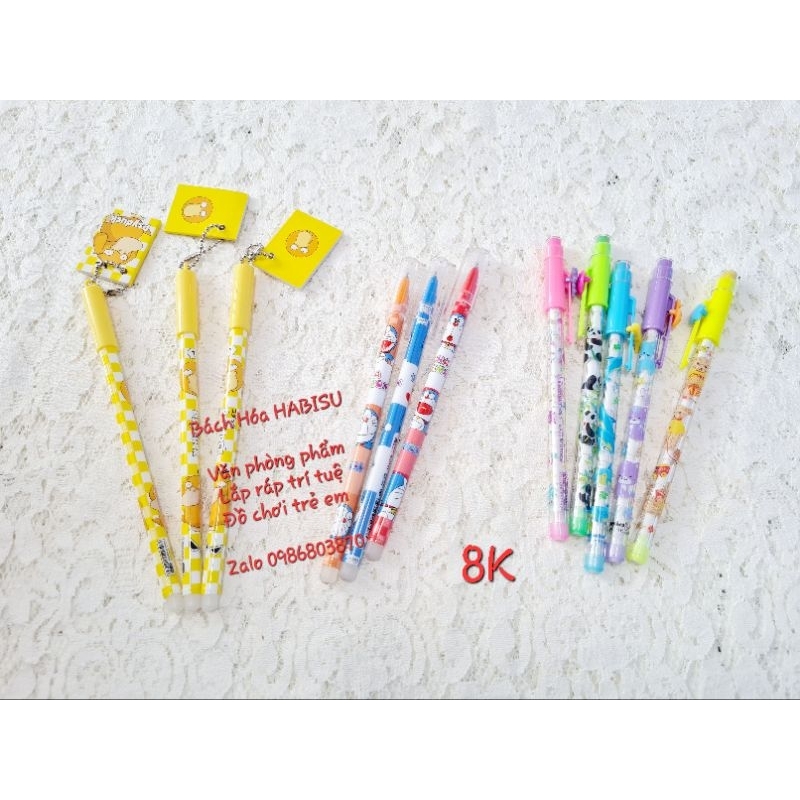 Văn phòng phẩm bút viết các loại, bút tím, bút xanh, bút đỏ, bút chì, viết...