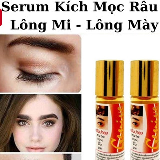 Chai lăn serum genive kích mọc tóc dưỡng mi mọc râu lông mày cực tốt thái lan 10ml