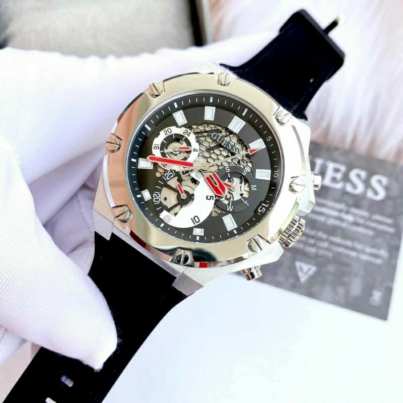 Đồng Hồ Gu.ess Nam.Size: 46mm  Full Box Hãng.Dư Cá Tính,Thừa Mạnh Mẽ