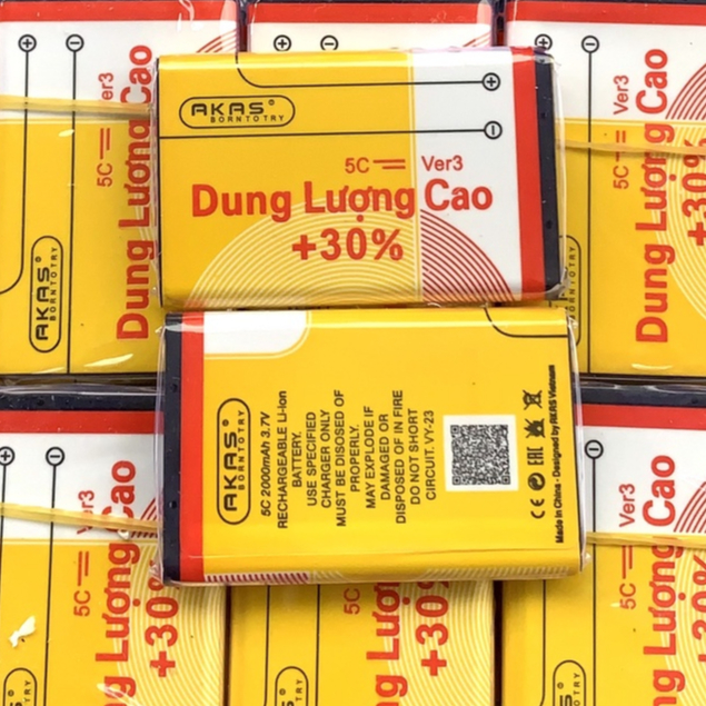 Pin Nokia Bl 5C - Pin 3 Gân 2IC Xịn Chống Phù Cho Nokia 1280, 105, 110i...