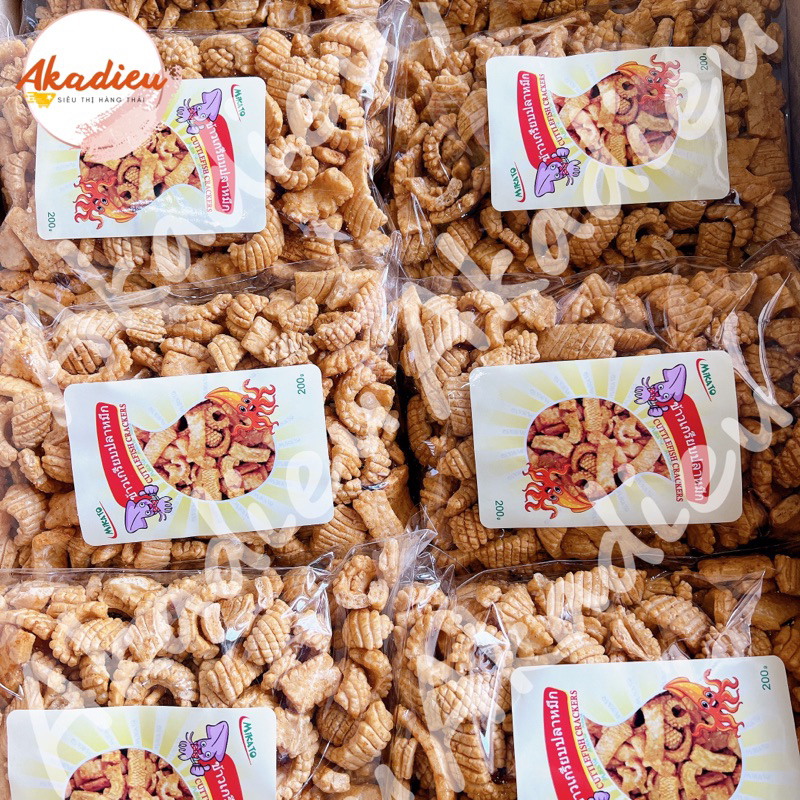Snack Mực Mikato bịch 200gr siêu to - Thái Lan