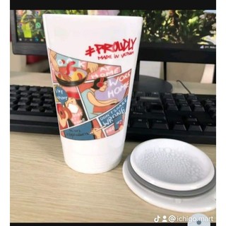 Ly sứ dưỡng sinh Minh Long 480ml - Quà tặng đối tác