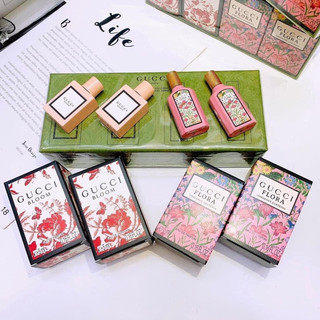 Set Nước Hoa Gucci 4 Chai Mini ( Gucci Bloom, Gucci Flora)