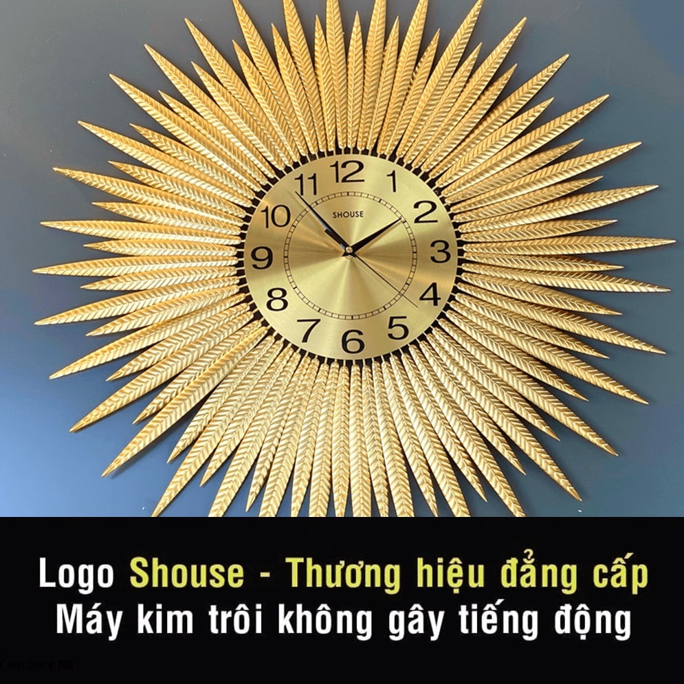 Đồng Hồ Treo Tường kim trôi Shouse A63 decor