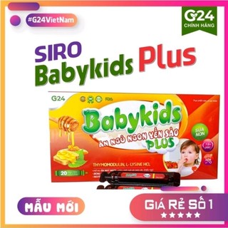 Siro ăn ngon Babykids Ăn ngủ ngon yến sào