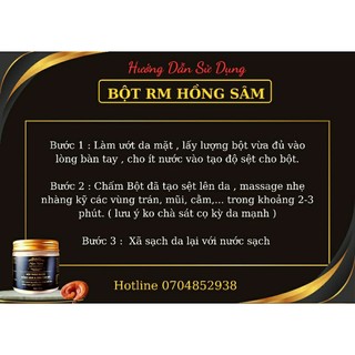 BỘT RỬA MẶT NGỌC NGÂN ( BỘT THẢO DƯỢC HỒNG SÂM)