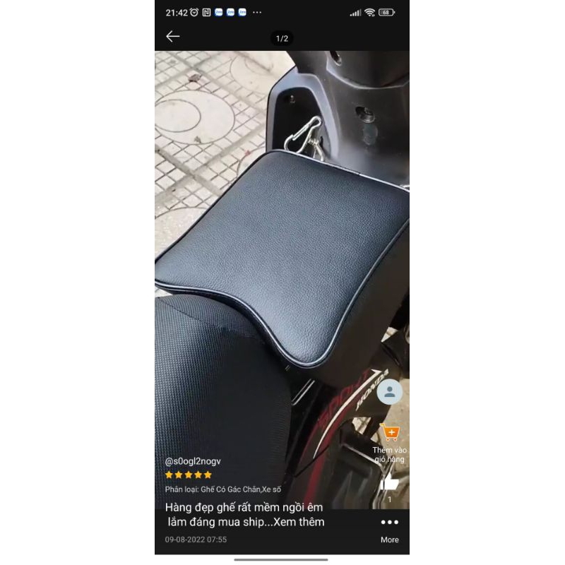 Ghế ngồi xe máy cho bé dùng cho xe số