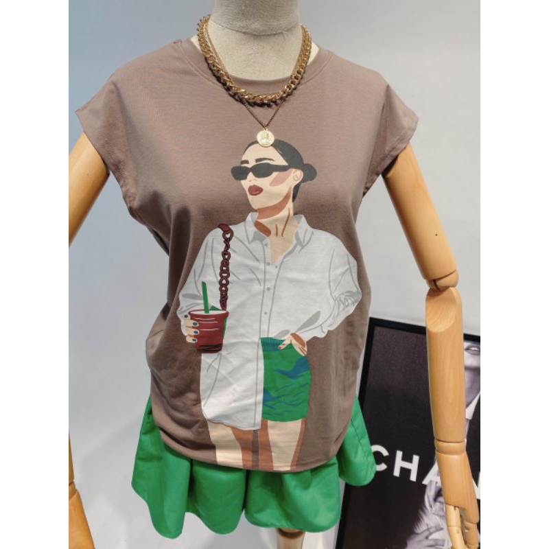 Áo Thun Nữ ZR Nhung Boutique siêu ấn tượng với  tone màu tươi tắn đang hottrend/ Cotton 4C mịn mát