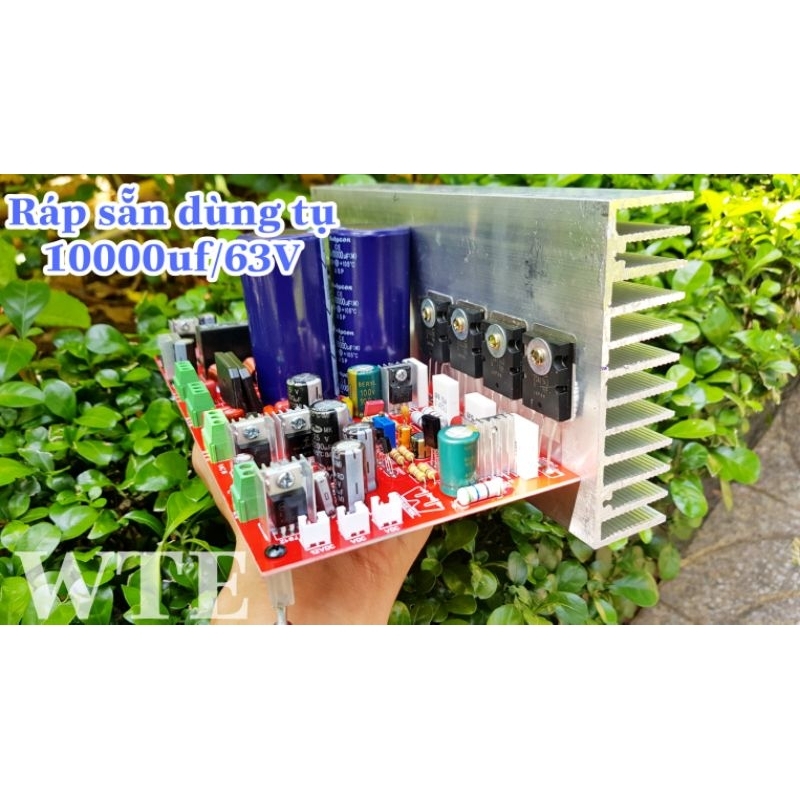 Công suất 8 sò 2 kênh liền nguồn dùng cho amply