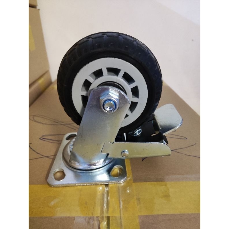 Bánh xe đẩy hàng cao su tải nặng SIÊU BỀN, SIÊU TẢI