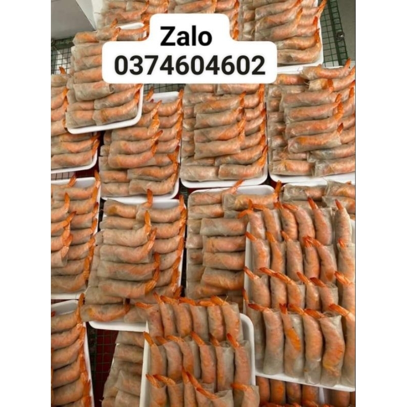 (HOẢ TỐC) CHẢ RAM TÔM ĐẤT CHÍNH GỐC BÌNH ĐỊNH - loại đẹp lộ đuôi tôm