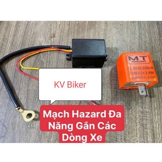 Mạch hazard đa năng gắn xe máy kèm cục chớp