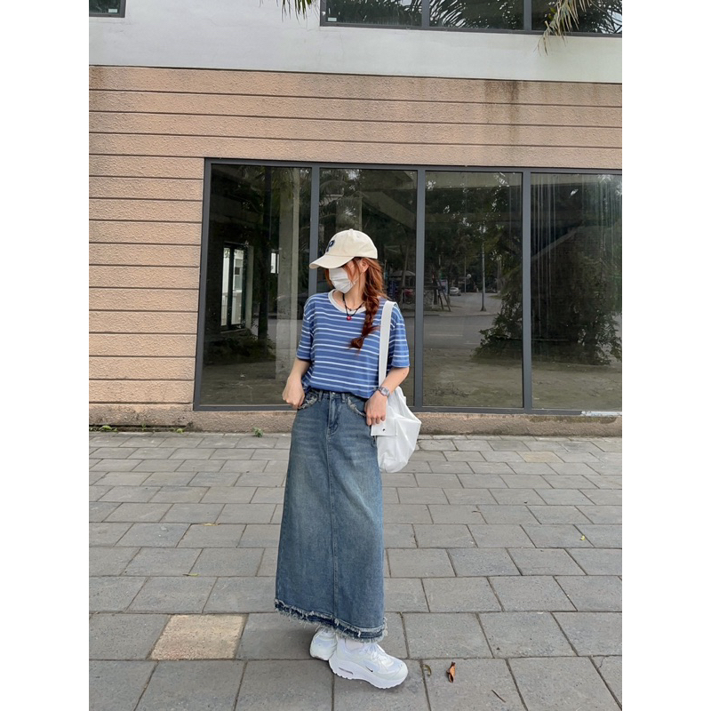 ÁO PHÔNG GAP KẺ NGANG HÀNG VNXK