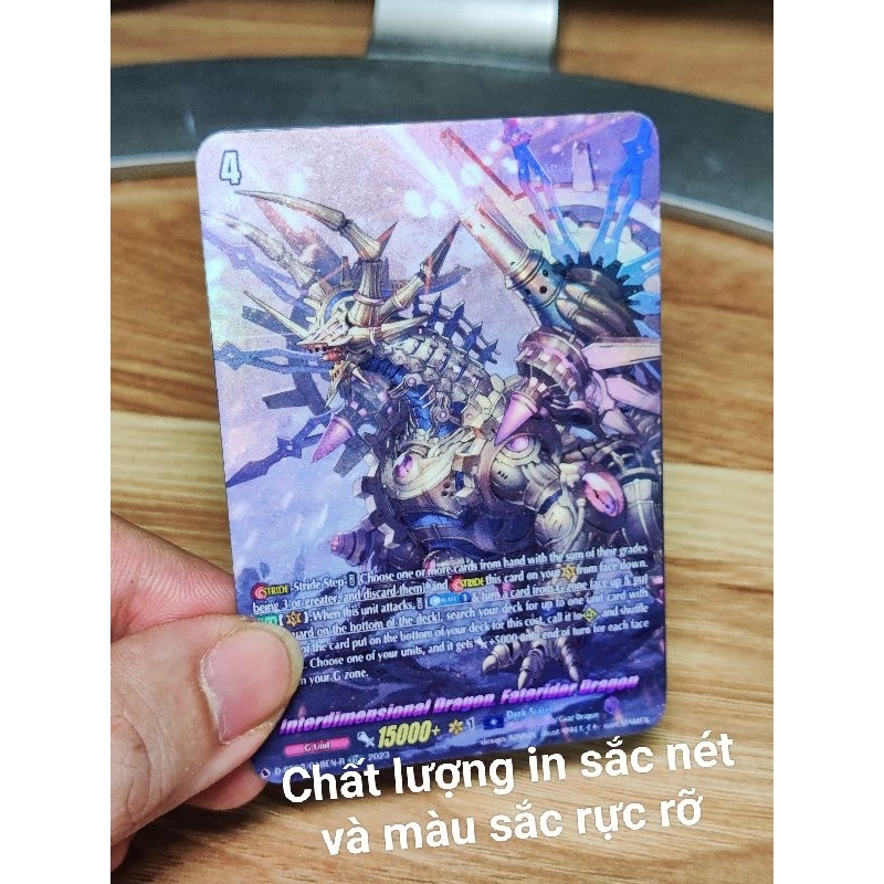 Bài in Cardfight Vanguard nhựa dẻo, chất lượng cao