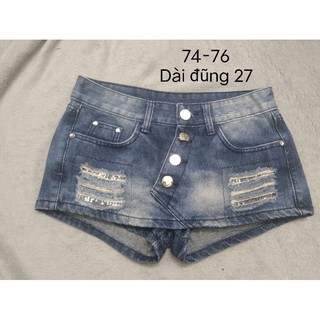 Quần giả váy jean 2hand