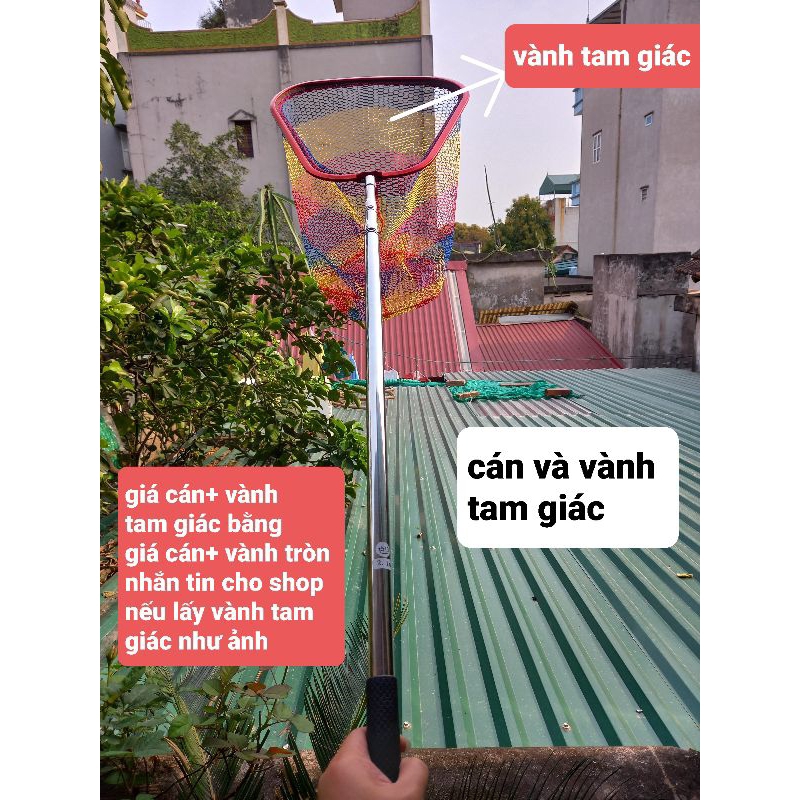 Vợt vớt cá inox.vợt xúc cá inox