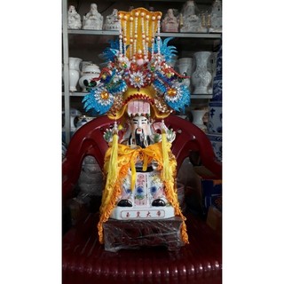 Bộ áo và mão tượng ngọc hoàng cao 30 cm