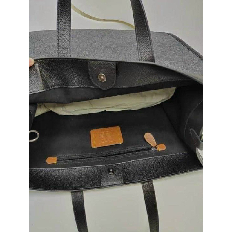 Cặp nam công sở da thật Coach Field Tote