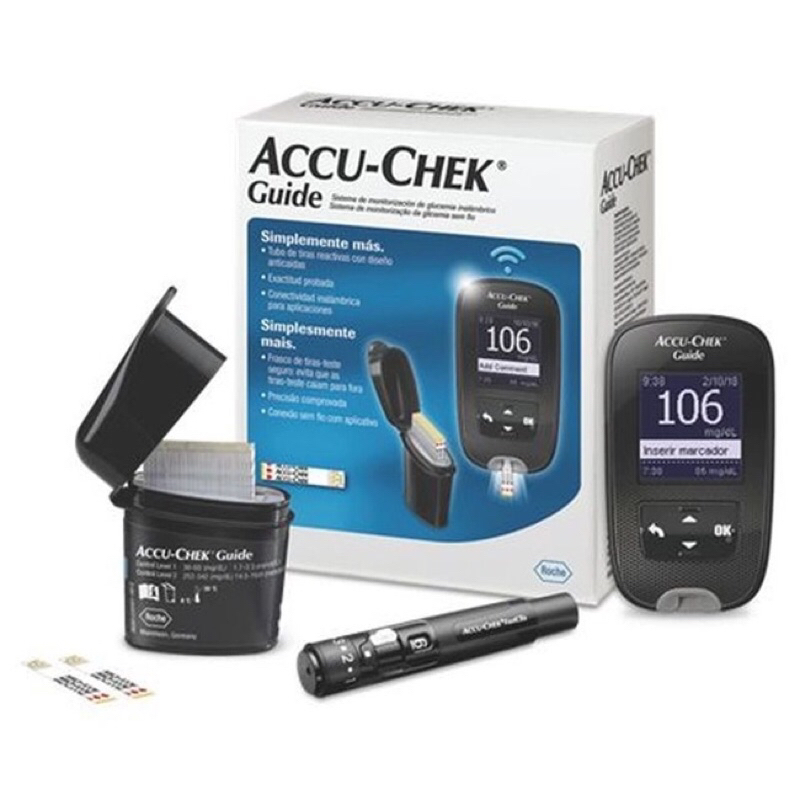 QUE THỬ ĐƯỜNG HUYẾT ACCUCHECK GUIDE 25-50 QUE Made in USA