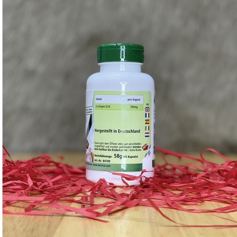 Viên uống Coenzyme Q10 Fairvital - Trẻ Hoá Trứng 200mg 90 viên - nguyenphuongchau