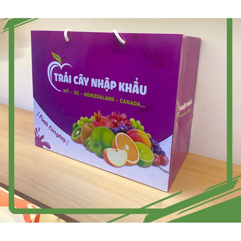 Khay Túi Giấy Đựng Giỏ Trái Cây  Loại 1kg, 3kg, 5kg