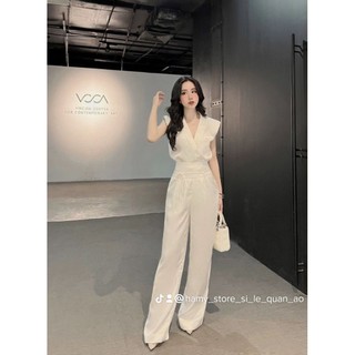 Set lụa áo gile quần lụa xuông sang chảnh,cá tính