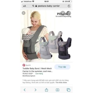Địu peekara 2hand của Hàn
