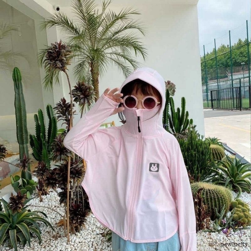 Áo nắng uv cho bé chất lụa lạnh siu mát về típSz L Xl bé 3 đến 12t