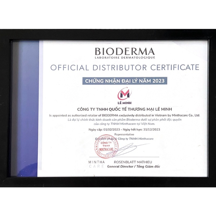 Dung dịch làm sạch và tẩy trang dành cho da hỗn hợp, da dầu và da mụn Bioderma Sebium H2O 500ml