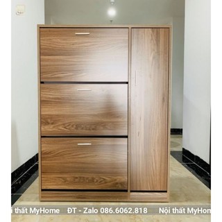 Tủ giày gỗ MDF phủ melamin lõi mịn