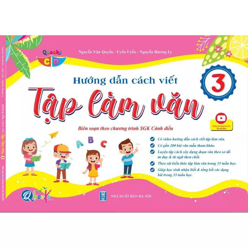 Sách - Hướng Dẫn Cách Viết Tập Làm Văn Lớp 3 - Cánh Diều