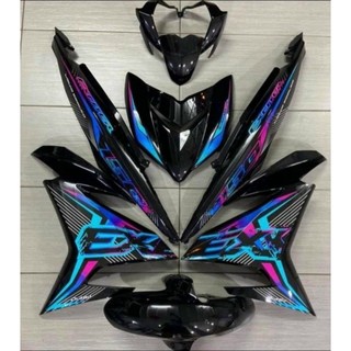 Tem rời exciter 150 đen phối nhiều màu titan