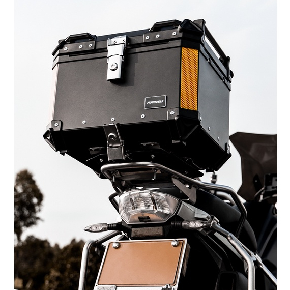 Thùng nhôm xe máy - Thùng nhôm MOTOWOLF gắn hông xe máy chính hãng 35-45-50L Đựng Đồ gắn mọi loại baga