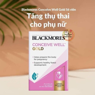 ( Có Tem Chemist) Viên Uống Bổ Trứng Tăng Thụ Thai Blackmore Úc Hộp 56 viên