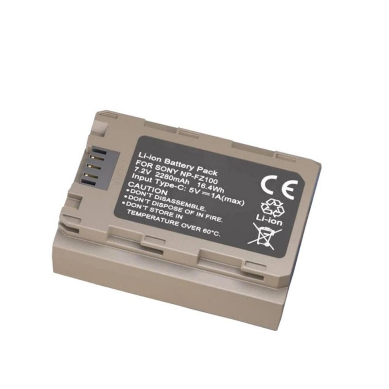 PIN T-NPFZ100 FOR SONY FZ100/2280mAh Có sạc trực tiếp trên pin | Hàng nhập khẩu